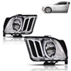 G-PLUS LED DRL Headlights, Compatible with Ford Mustang 2005 2006