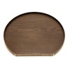 Yamaga Lacquerware Shop Color Half Moon Tray Wooden 14.2 inches