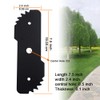 2 PK 243801-02 Edger Blade (7-3/4" x 2-3/4"), Compatible with