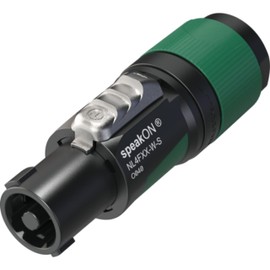 Neutrik NL4FXX-W-S Neutrik Speakon Cable Connector 2023 Model (for 4 cores, Compatible Cable Diameter φ 0.2 - 0.5 inches (6 - 12 mm)
