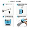 Miseyo Wide Roller Stamp Identity Theft Stamp 1.5 Inch Perfect