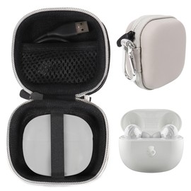 CaseSack Case for Skullcandy Rail ANC in-Ear Noise Cancelling Wireless Earbuds (Gray)