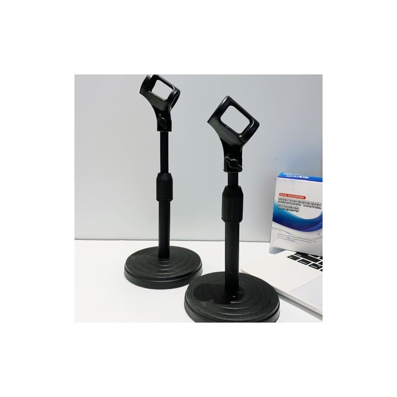 MEISO Soporte para Micrófono Ajustable de Escritorio, Soporte Multifuncional para