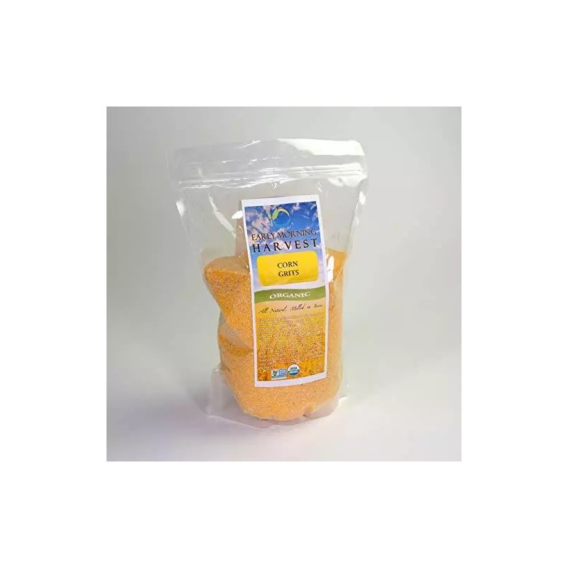Early Morning Harvest Organic Non-GMO Corn Grits - 2 Lb