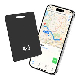 Wallet Tracker Card for Android, Pack of 2 Air Tag Card, Bluetooth Wallet Finder, Compatible with Google Find My Device (Android Only), Item Finder for Mobile Phones, Passports, Purse, Suitcase