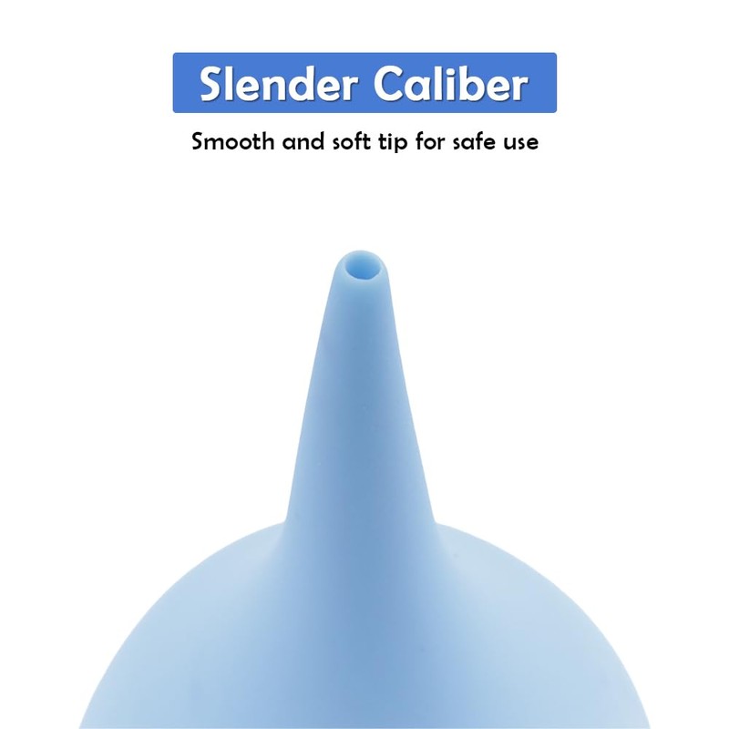 4 Pack Hand Bulb Ear Syringes, Professional Soft Reusable Rubber