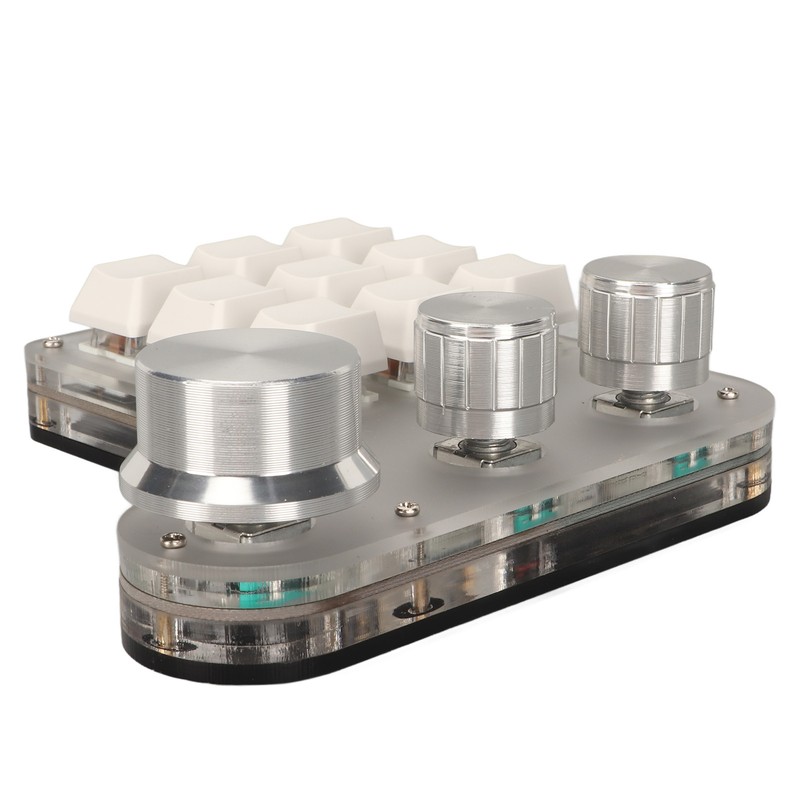 DIY Programmable Keyboard with RGB Light 9 Keys 3 Knobs