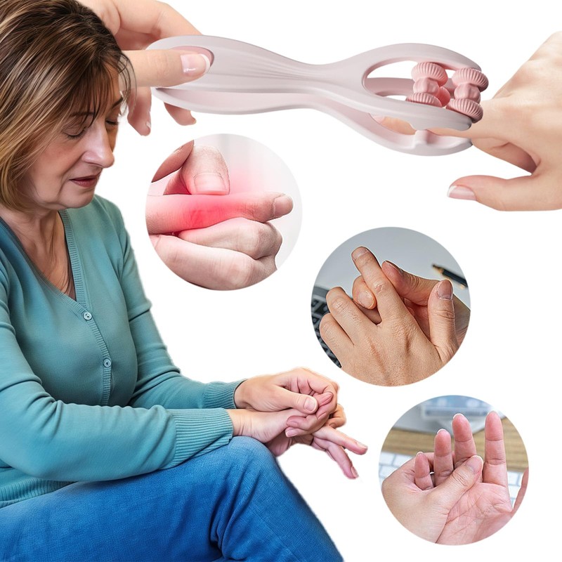 2 Stück Set Finger Massagegerät, Massage Roller Hand Massagegerät in