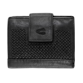 camel active Wave Women's Purse RFID Leather Medium Size, black