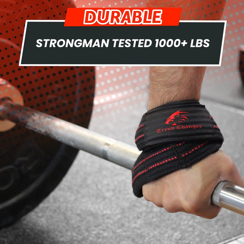Trend Changer Figure 8 Lifting Strap Padded Deadlift Straps Heavy