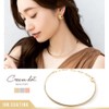 Cream Dot Necklace, Women's, Popular, Choker, Neck Cuff, 2-Way Oval