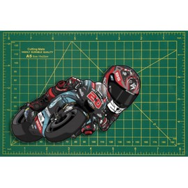 fabio-quartararo-20 Cartoon effect funny Decal Sticker Car, Van, Laptop, Doors or Walls ideal for Camper Vans, Caravans Cars and Vans National Pride