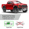 Voron Glass in-Channel Extra Durable Rain Guards for Ford F150
