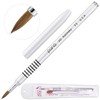 PANA USA 3D Kolinsky Nail Art Brush Silver Metal with