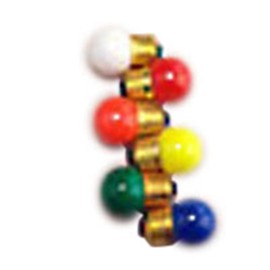 Halco BC1234 07019 - S11RED7.5C Standard Screw Base Colored Scoreboard Sign Light Bulb