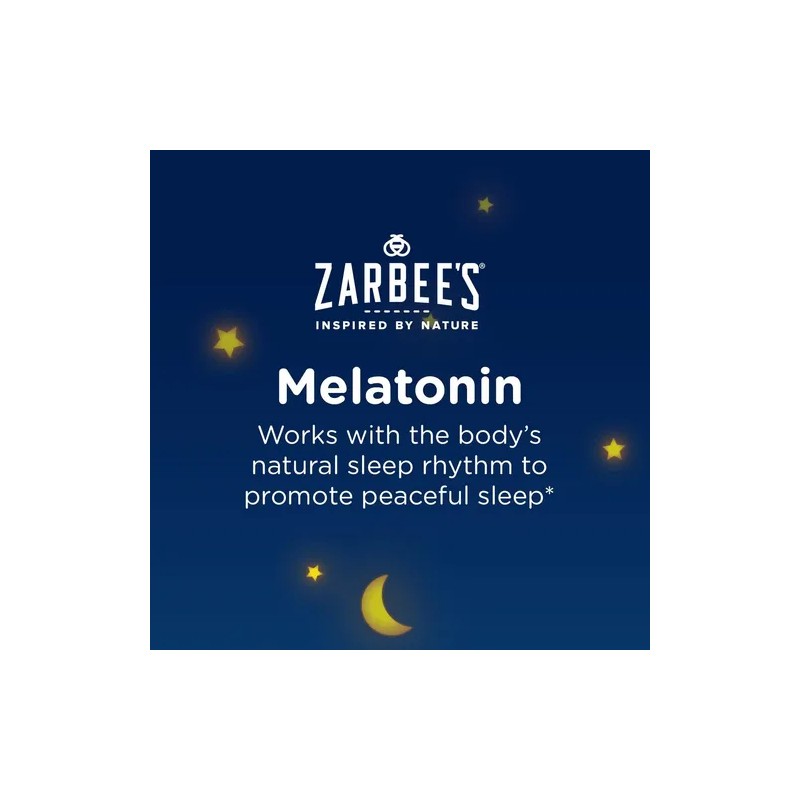 Zarbee´s Children´s Niños Sleep Con Melatonina 60 Gomitas Sabor Sandía