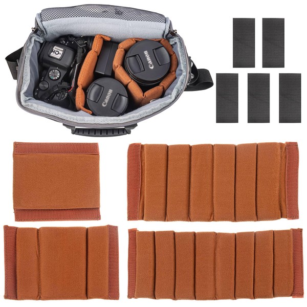 Framendino, 4 Pack Camera Bag Case Insert Partition Divider Dividers