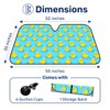 GENANY Blue Rubber Duck Windshield Sun Shade for Car SUV