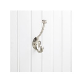 Elements YD60-550SN Double Wall Mount Decorative Hook, Satin Nickel