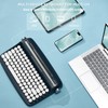 YUNZII ACTTO B303 Wireless Typewriter Keyboard, Bluetooth Connection, Cute Retro