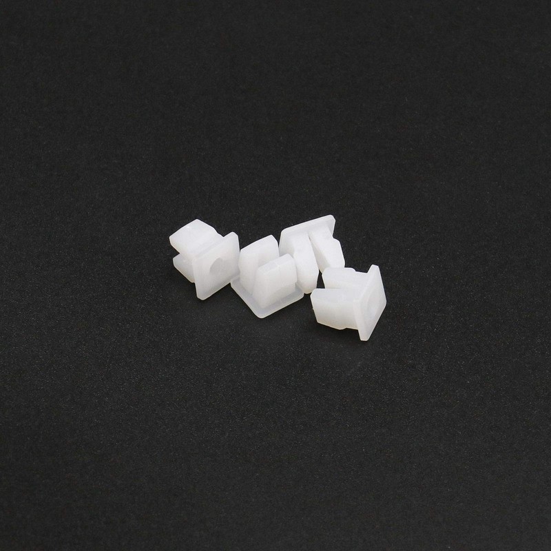 EMSea 20x Vehicle Screw Grommets Insert Expanding Nuts White Plastic