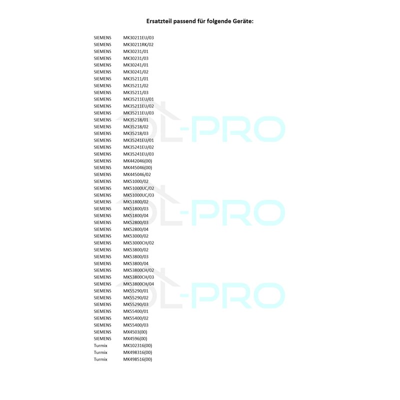 DL-pro Grating Disc Diameter 16 cm for Bosch Siemens MUM4