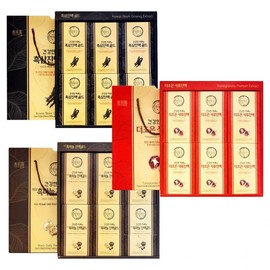 Healthy Day Black Ginseng Black Garlic Pomegranate Extract Gold 70g x 30 Packs 1 Set Black Ginseng Extract Gold 30 Packs