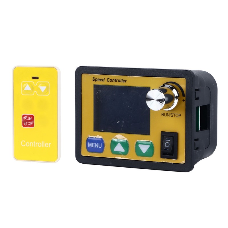 Wireless Remote Motor Speed Controller Color Screen Cycle Start and