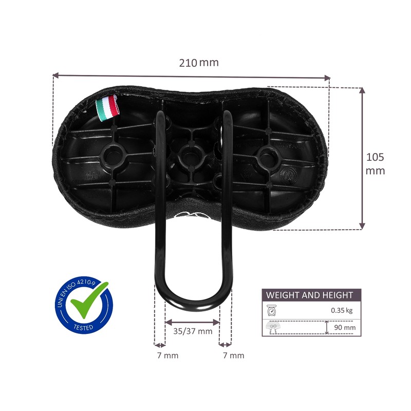 Sellotto Ciao Sport Line Bicycle Saddle - Comfortable, Gel, Prostate,