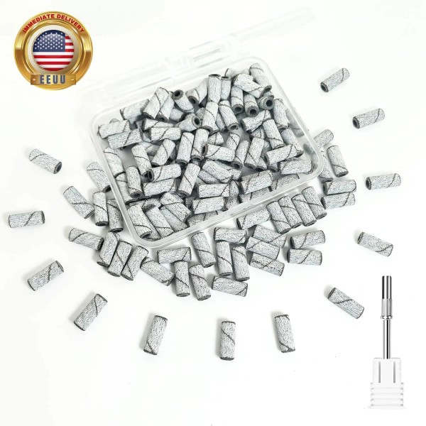 Branded Small Sanding Bands Nail Drill Bits, Upgraded Mini Sanding