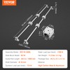 VEVOR Linear Rail Slide SFC16-1000mm 2 PCS 39.4 in/1000mm SFC16