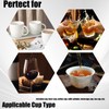 Stainless Steel Pitcher Rinser, Small Black Automatic Cup Washer Kitchen
