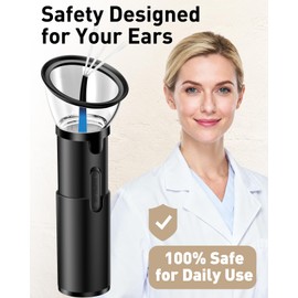 STYNGT Ear Wax Removal, Safe and Rechargeable Ear Cleaner with 4 Modes, Electric Ear Cleaning Kit with USB, IPX6, Water Resistant Earwax Removal Tool Gifts