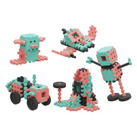 Marioinex Mini Waffle Constructor Expert 71 Pieces - Waffle Building Blocks Children, Construction Toy - Waffle Blocks Building Blocks, Montessori Toy