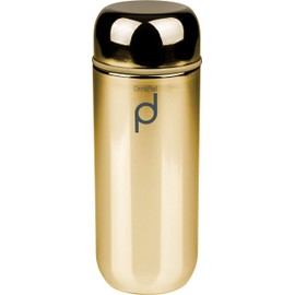 DrinkPod Flask, Stainless Steel, Gold, 200ml