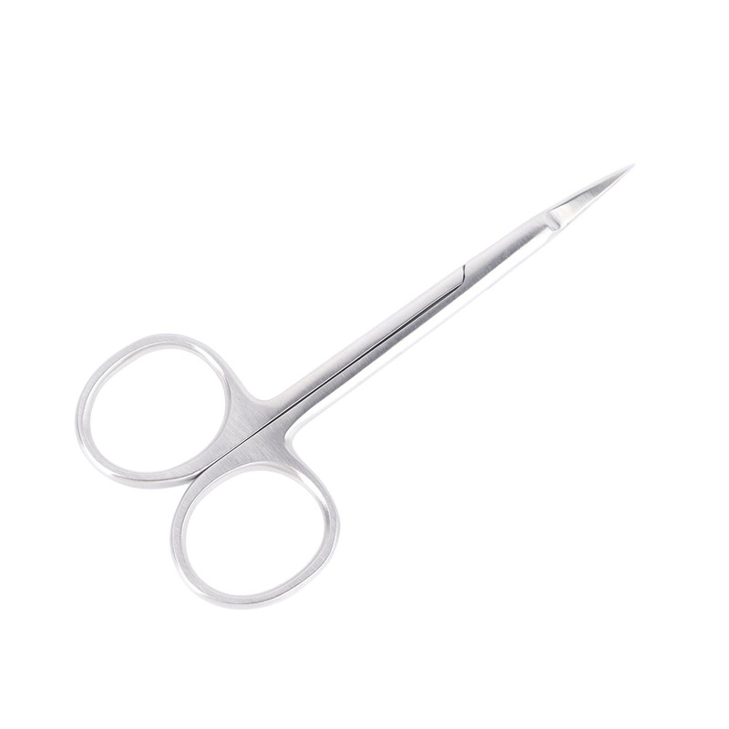 Professional Precise Pointed Tip Cuticle Scissors Stainless Steel Curved Blade
