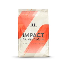 Myprotein Impact Whey Protein Powder. Muscle Building Supplements for Everyday Workout with Essential Amino Acid and Glutamine. Vegetarian, Low Fat and Carb Content - Natural Strawberry, 1kg
