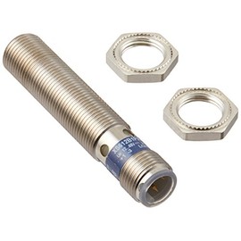 Telemecanique XS612B1PAM12 Universal Series Inductive Proximity Sensor, Multi-Function, Metal 12-mm Barrel, 3-Wire DC PNP Wiring, PNP Input, NO Output, M12 Micro-Connector
