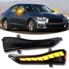 BINQIGOO LED Side Mirror Marker Light for Infiniti Q50 Q60