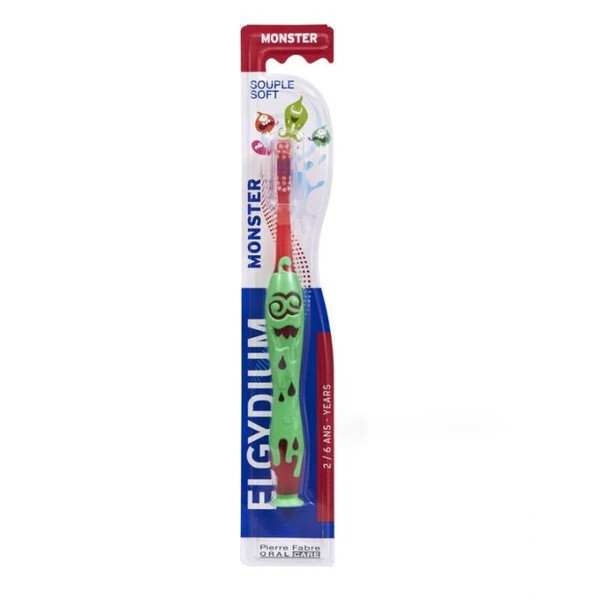 ELGYDIUM Brosse à Dents KIDS MONSTER 2-6 ANS*