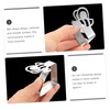 Tofficu 3sets Stainless Steel Tablecloth Clips Non Slip Fixator for