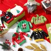 12 Ropa de Muñeca de Elfo de Navidad Suéter de