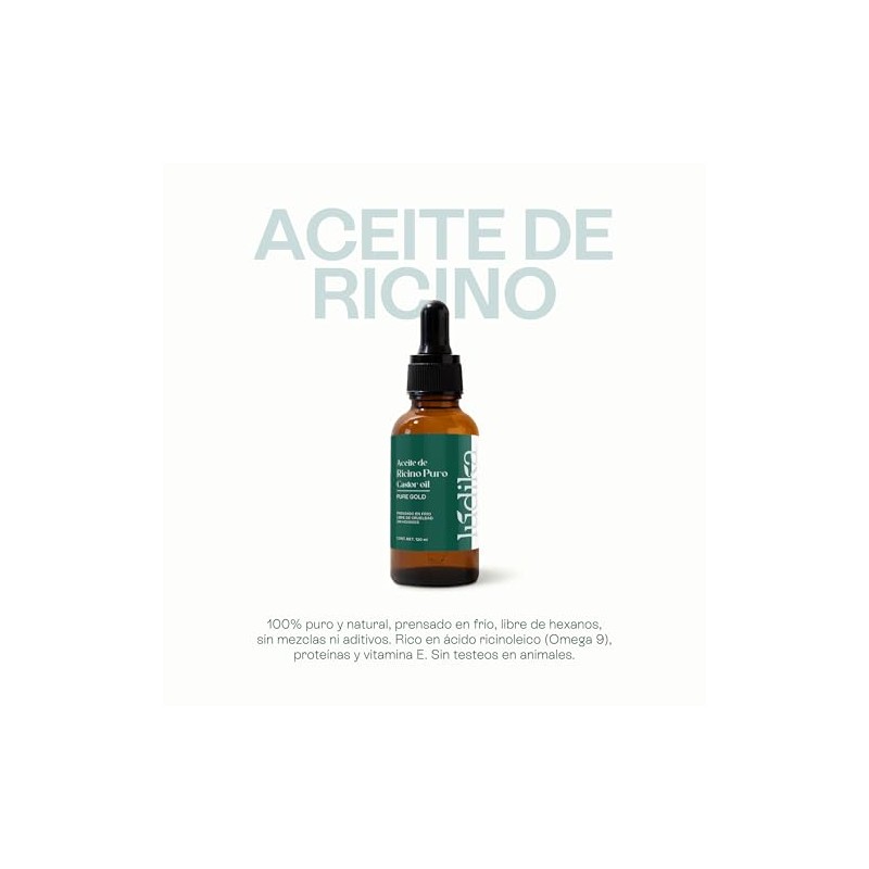 Aceite de Ricino Puro 120 ml | Nutre e Hidrata