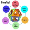 Mag-fun Gift set 30Pcs Magnetic Tiles Building Blocks Game Set
