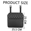 JNNJ Leather Car Bin, Hanging Car Bin with Foldable and