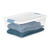 Sterilite 24-Pack Latching Box, Under Bed Storage Bins with Lids,