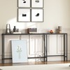 YATINEY Narrow Console Table with Outlets, 70.9" Sofa Table Narrow