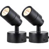SUNVIE 2 Pack LED 120V SpotLights Indoor, 3W Up Lights