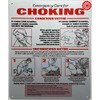 EMERGENCY CARE FOR CHOKING SIGN - RESTURANT CHOKING SIGN (WHITE