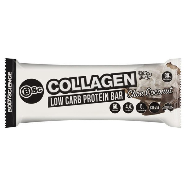 BSc Collagen Protein Bar Choc Coconut 60g